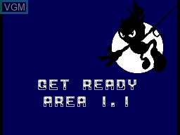 Menu screen of the game Zool - Ninja of the "Nth" Dimension on Sega Master System